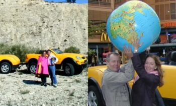 couple travel 116 countries