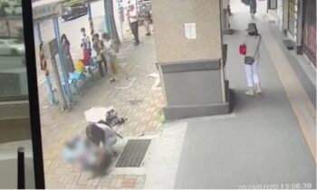 air-con unit accident