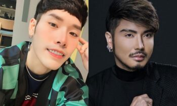 Valentine Rosales and Wilbert Tolentino