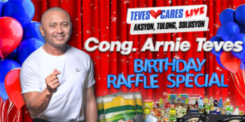Arnie Teves birthday raffle