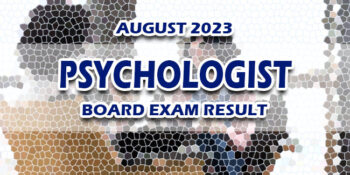 Psychologist Board Exam Result August 2023