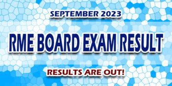RME Board Exam Result September 2023 JUST RELEASED