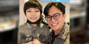 Sam Verzosa and son Troy