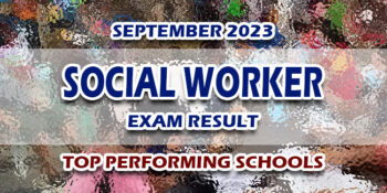 Social Worker Exam Result September 2023 TOP PERFORMING SCHOOLS