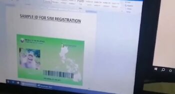 SIM registration