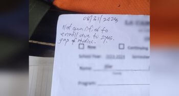 not qualified to enroll