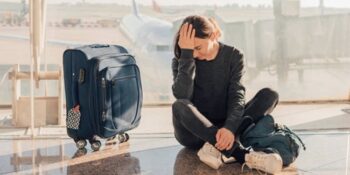 woman, MISSED FLIGHT