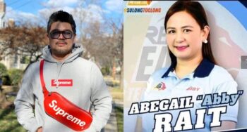 Julius Babao and Abegail Rait