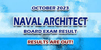 Naval Architect Board Exam Result October 2023 JUST RELEASED