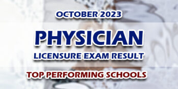 Physician Licensure Exam Result October 2023 TOP PERFORMING SCHOOLS
