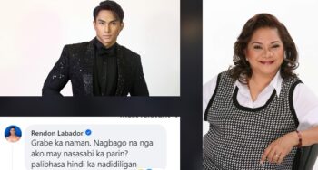 Rendon Labador and Cristy Fermin