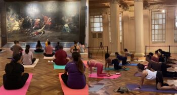 yoga session ft. Spolarium