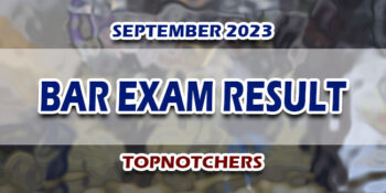 BAR Exam Result September 2023 TOPNOTCHERS