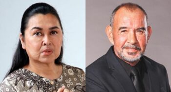 Elizabeth Oropesa and Dante Rivero