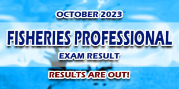 Fisheries Professional Exam Result October 2023 JUST RELEASED