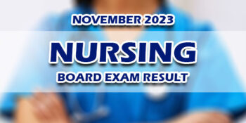 Nursing Board Exam Result November 2023