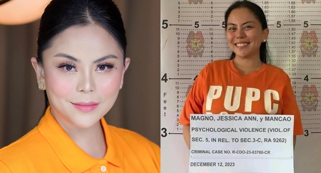 Jam Magno Surrenders to Police Over VAWC Case; Explains Smiling Mugshot ...