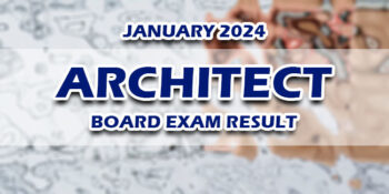 Architect Board Exam Result January 2024
