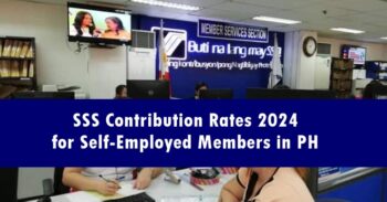 SSS Contribution Rates 2024 for Self-Employed Members in PH
