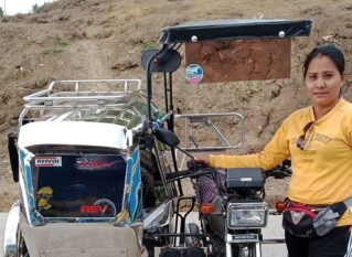 Tricycle Driver Mom