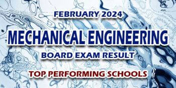 Mechanical Engineering Board Exam Result February 2024 - TOP PERFORMING SCHOOLS