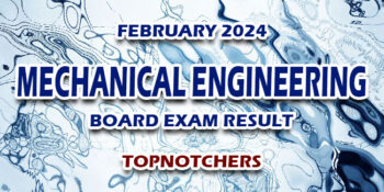 Mechanical Engineering Board Exam Result February 2024 - TOPNOTCHERS