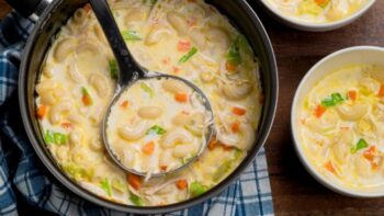 Chicken Macaroni Soup Recipe