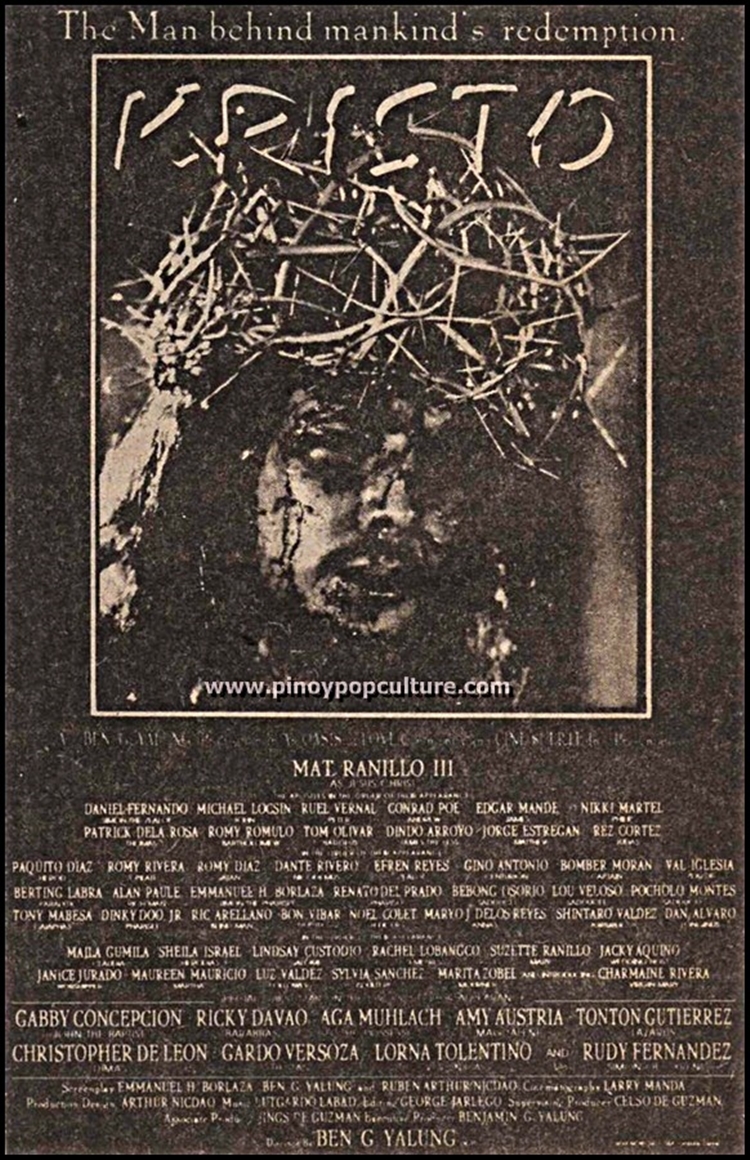 Pinoy movies about jesus christ list newspapers