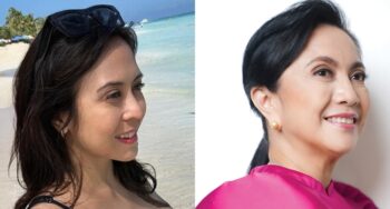 Rachel Alejandro and Leni Robredo