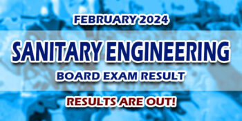 Sanitary Engineering Board Exam Result February 2024 JUST RELEASED