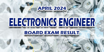 Electronics Engineer Board Exam Result April 2024