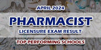 Pharmacist Licensure Exam Result April 2024 TOP PERFORMING SCHOOLS