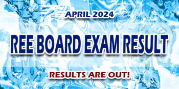 REE Board Exam Result April 2024 JUST RELEASED