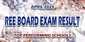 REE Board Exam Result April 2024 TOP PERFORMING SCHOOLS