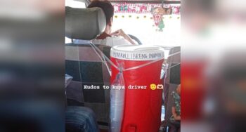 drinking water