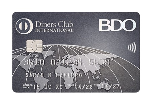 BDO Diners Club Premiere Credit Card — Earn Miles From Your Every Spend ...