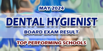Dental Hygienist Board Exam Result May 2024 TOP PERFORMING SCHOOLS