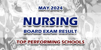 Nursing Board Exam Result May 2024 TOP PERFORMING SCHOOLS