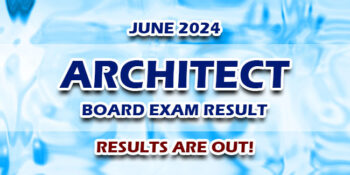 Architect Board Exam Result June 2024 JUST RELEASED