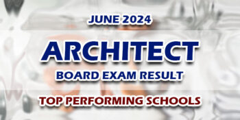 Architect Board Exam Result June 2024 TOP PERFORMING SCHOOLS