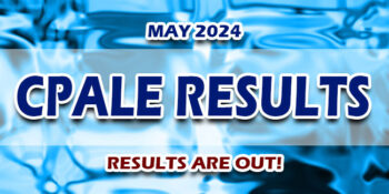 CPALE Results May 2024 JUST RELEASED