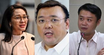 Harry Roque, Senators Risa Hontiveros, Sherwin Gatchalian
