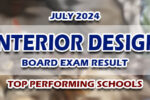 Interior Design Board Exam Result July 2024 TOP PERFORMING SCHOOLS 150x100 