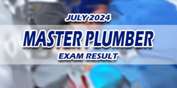 Master Plumber Exam Result July 2024