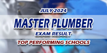 Master Plumber Exam Result July 2024 TOP PERFORMING SCHOOLS