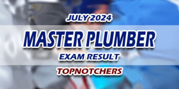 Master Plumber Exam Result July 2024 TOPNOTCHERS