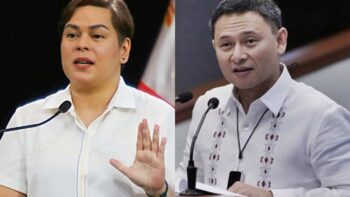 Sara Duterte, Sonny Angara