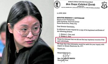 Alice Guo's Siblings Baptismal Certificates