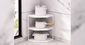Corner Pot Storage Rack