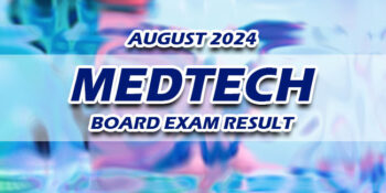 MedTech Board Exam Result August 2024